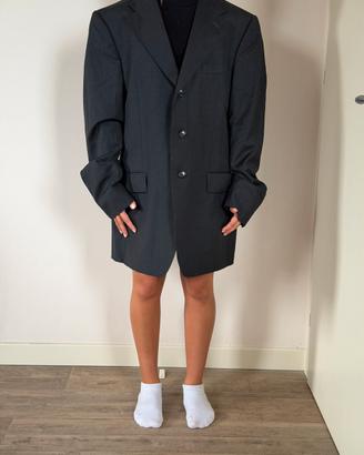 Blazer Gucci uomo lana nero vintage oversize tg 54