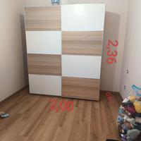 armadio doppia anta scorrevole 