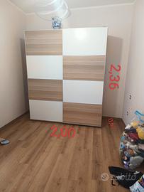 armadio doppia anta scorrevole 