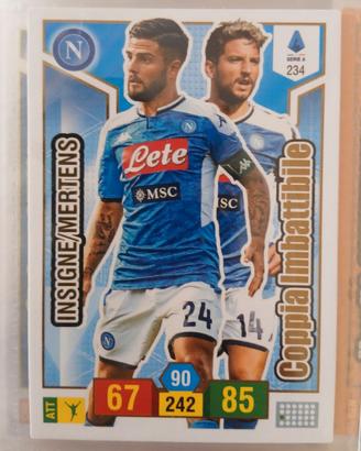 Carta Coppia Imbattibile Napoli Insigne/Mertens