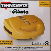 Piastra tostiera antiaderente Termozeta per Ricola