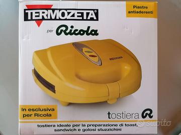 Piastra tostiera antiaderente Termozeta per Ricola