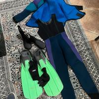 Muta donna 5 mm taglia 42 s/m completa seac