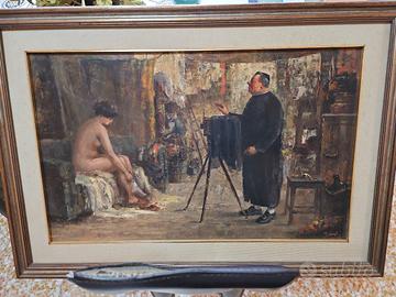 Anselmo Barchi – Olio su tela 80×50 cm