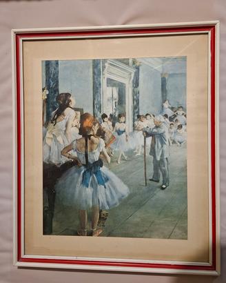 Quadro Egar Degas  La Classe di Danza