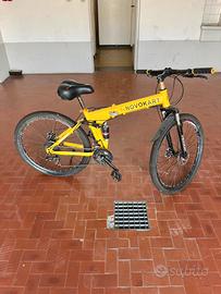 Bici MTB bi-ammortizzata pieghevole
