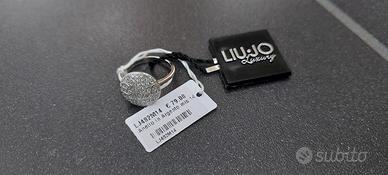 Anello nuovo in argento 925 e zirconi marca Liu Jo