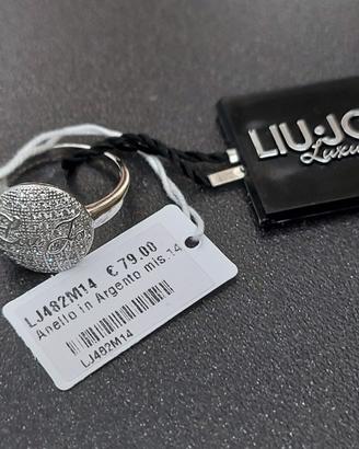Anello nuovo in argento 925 e zirconi marca Liu Jo