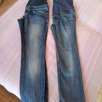 Jeans premaman 2 paia