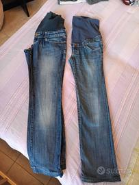 Jeans premaman 2 paia
