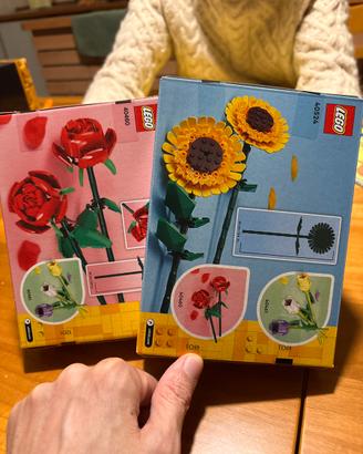 Lego rose + girasoli