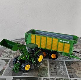 modellino Jhon Deere e della Joskin 
