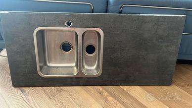 Top Piano di lavoro+Lavello IKEA 1vasca ½ EKBACKEN