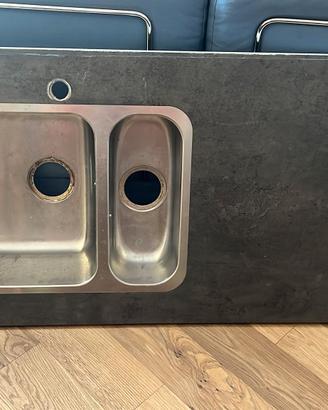 Top Piano di lavoro+Lavello IKEA 1vasca ½ EKBACKEN