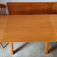 Tavolo da pranzo estensibile in rovere massello