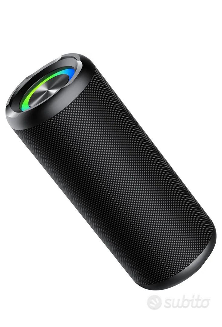 Cassa Bluetooth Portatile TIMU – 40W, Bluetooth 5.4, IPX7, 24h Autonomia, 8 Modalità RGB, TWS, Per Esterni