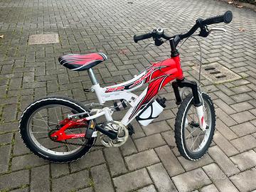Bici bimbo 4-8 anni ammortizzata