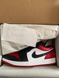 Jordan 1 low bred rosse 44