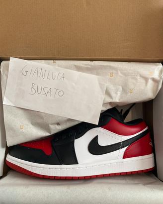 Jordan 1 low bred rosse 44