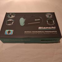 BORSA MANUBRIO BICICLETTA E MARSUPIO BIANCHI