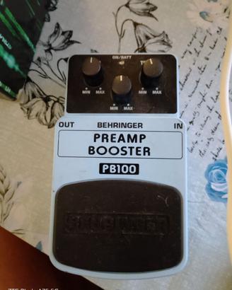 Pedale preamplificatore booster