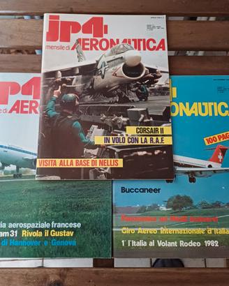 Rivista aeronautica JP4 anno 1982 tre numeri
