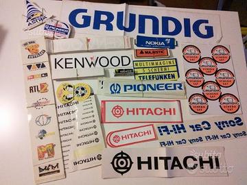 Gadget,adesivi,ricambi,ecc di marchi elettronici