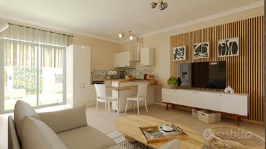 Duplex nuova costruzione con giardino