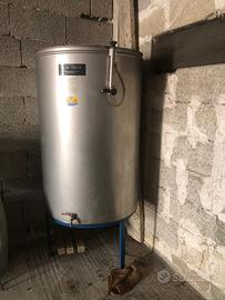 contenitore/cisterna in acciaio inox per alimenti