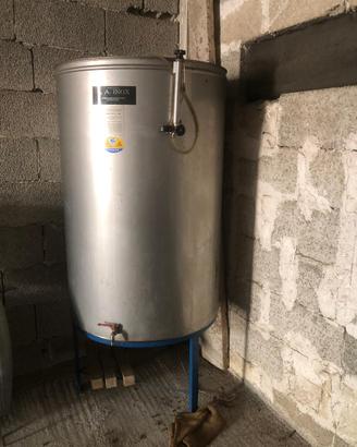 contenitore/cisterna in acciaio inox per alimenti