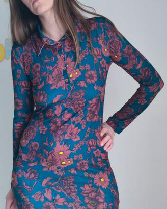 Abito/Maxi Maglia Zara – Stampa Floreale Vintage