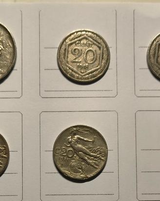 9 Monete Regno d'Italia - Incluse rare 1909 e 1911
