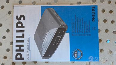 Radiosveglia Vintage Philips  AJ3040  con scatola 