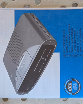 Radiosveglia Vintage Philips  AJ3040  con scatola 