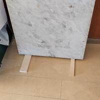 N.9 Piani in marmo di carrara dim 70 spessore 2 cm