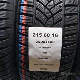 2 GOMME 215 60 16 GOODYEAR BR632