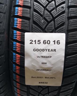 2 GOMME 215 60 16 GOODYEAR BR632