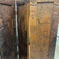 Separe’ - paravento legno intarsiato / scolpito