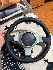 Volante Mitsubishi Lancer evo 7 8 9 rivestito