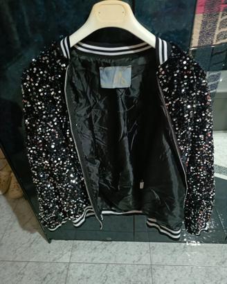 bomber donna con paillettes 