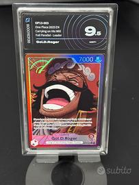 One piece Gol d Roger Aigrading 9.5 Mint - OP 13