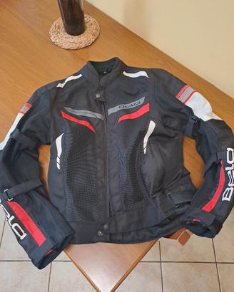 giubbino moto taglia M con protezioni