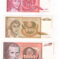 Yugolsavia 1990 set - unc
