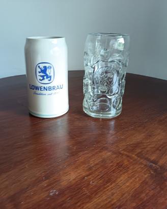 Boccali Birra Tedeschi Vintage da 1 Litro (Löwenbr