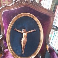 Cornice Cristo Di Verna S.Francesco Ceramica