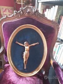 Cornice Cristo Di Verna S.Francesco Ceramica