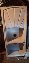 lavello 2 vaschette 