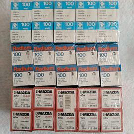 30 Lampadine 100/40w Chiara E 27 Vintage