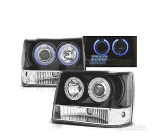 FARI JEEP GRAND CHEROKEE 93-98 OCCHI ANGELI NERO
