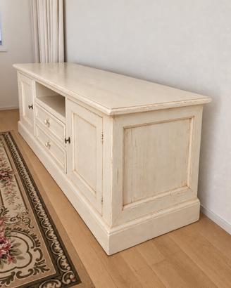 Mobile porta TV in legno stile shabby / provenzale